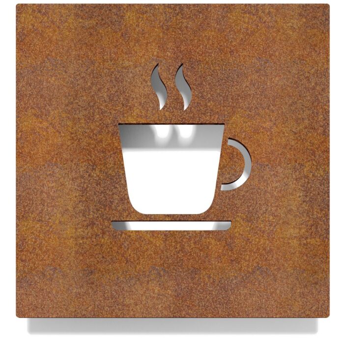 Vintage Hinweisschild "Kaffee" / H.03.R 1