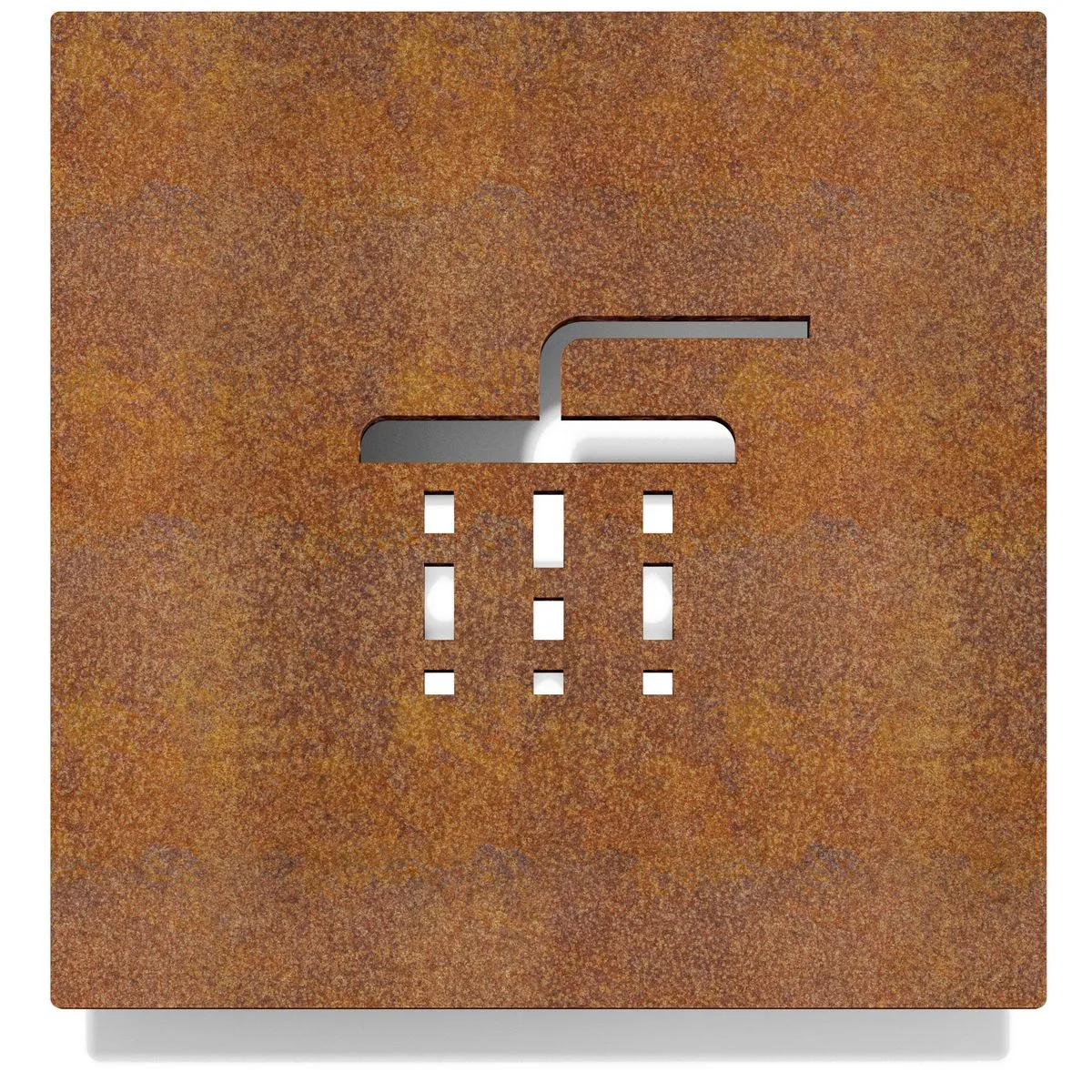 Vintage Hinweisschild "Dusche" / H.08.R