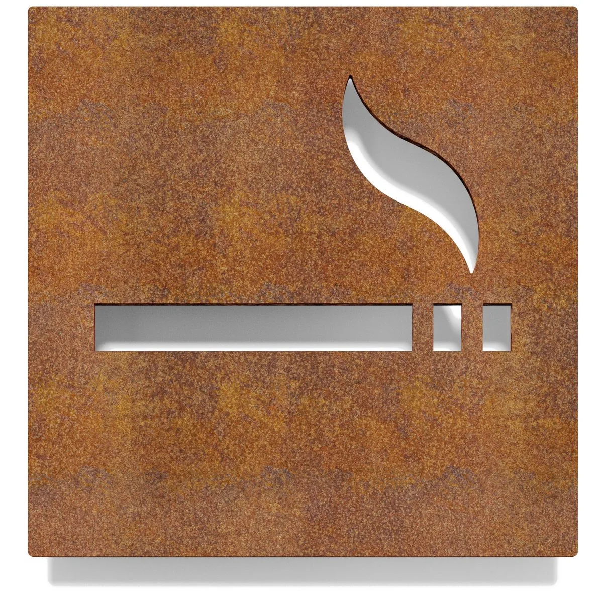 Vintage Hinweisschild "Raucherbereich" / H.23.R