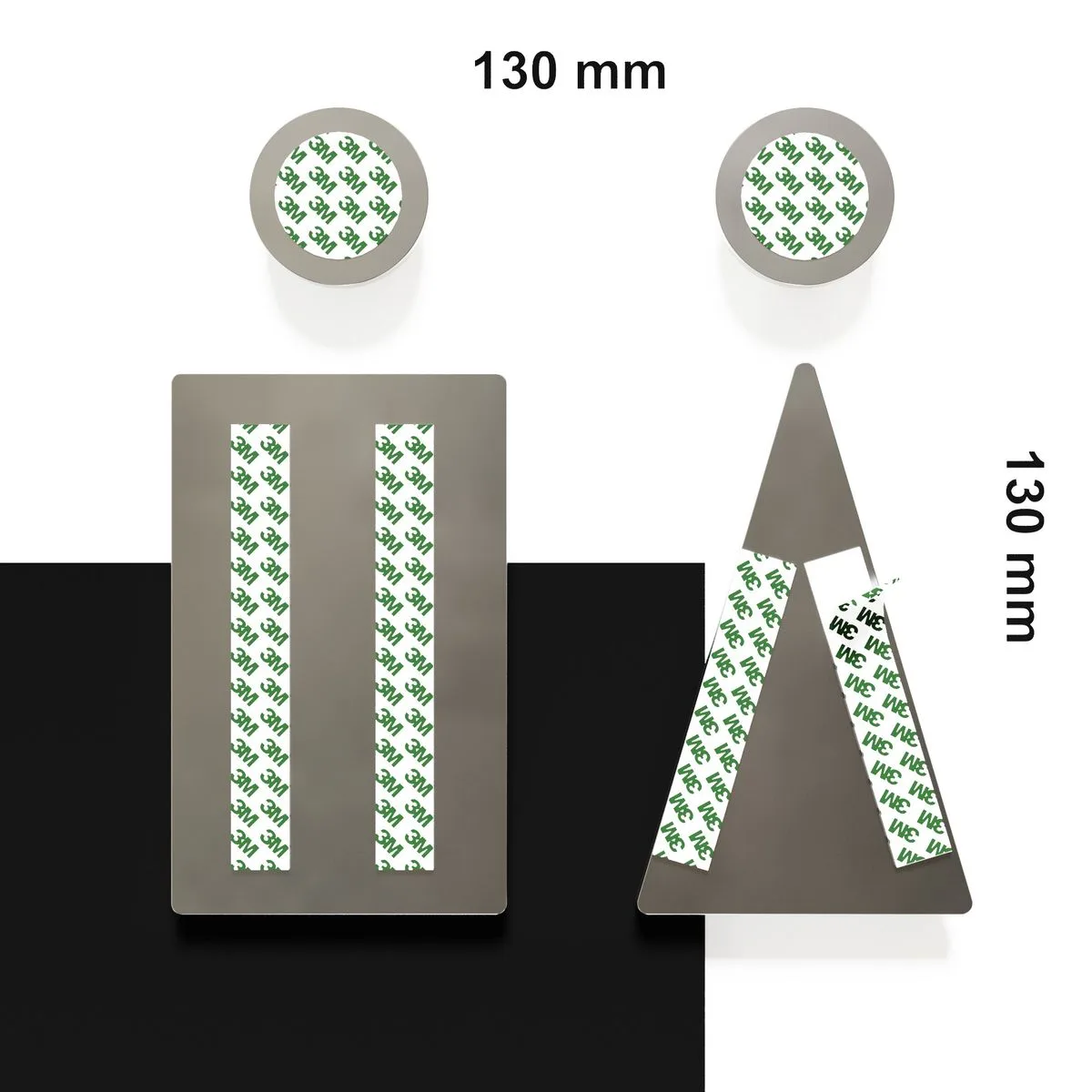 Edelstahl WC-Schilder Set "Damen & Herren" / ST.03.E – Bild 4