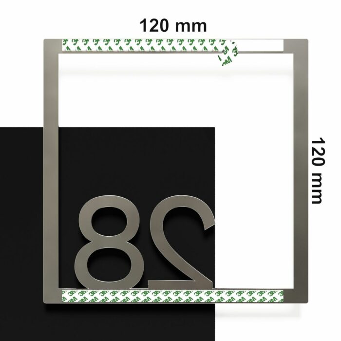 Edelstahl Zimmernummer / Design Z-04-XXX-E<span> - </span>28 - Image 4