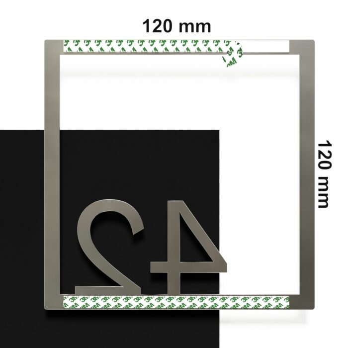 Edelstahl Zimmernummer / Design Z-04-XXX-E<span> - </span>42 - Image 4
