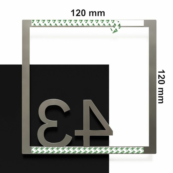 Edelstahl Zimmernummer / Design Z-04-XXX-E<span> - </span>43 - Image 4