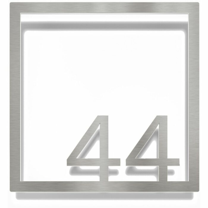 Edelstahl Zimmernummer / Design Z-04-XXX-E<span> - </span>44