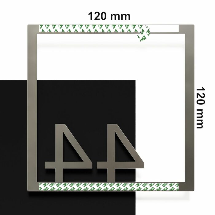 Edelstahl Zimmernummer / Design Z-04-XXX-E<span> - </span>44 - Image 4