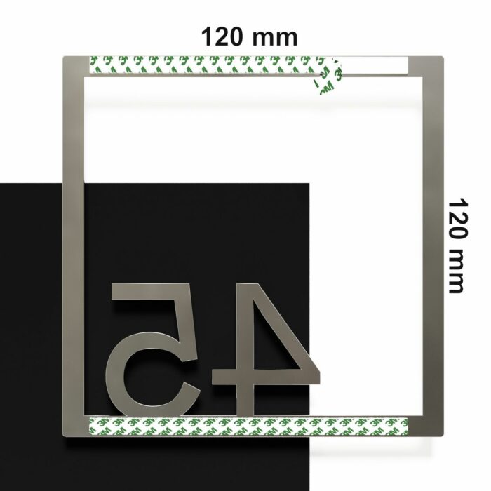 Edelstahl Zimmernummer / Design Z-04-XXX-E<span> - </span>45 – Bild 4