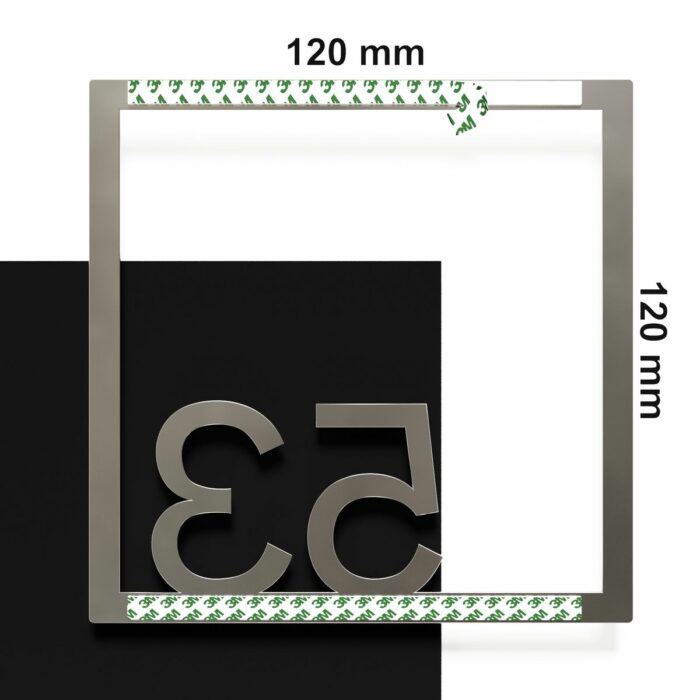 Edelstahl Zimmernummer / Design Z-04-XXX-E<span> - </span>53 – Bild 4