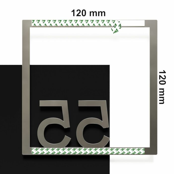Edelstahl Zimmernummer / Design Z-04-XXX-E<span> - </span>55 - Image 4
