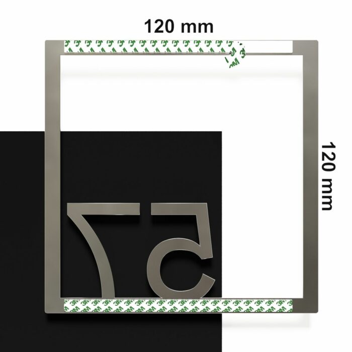 Edelstahl Zimmernummer / Design Z-04-XXX-E<span> - </span>57 - Image 4