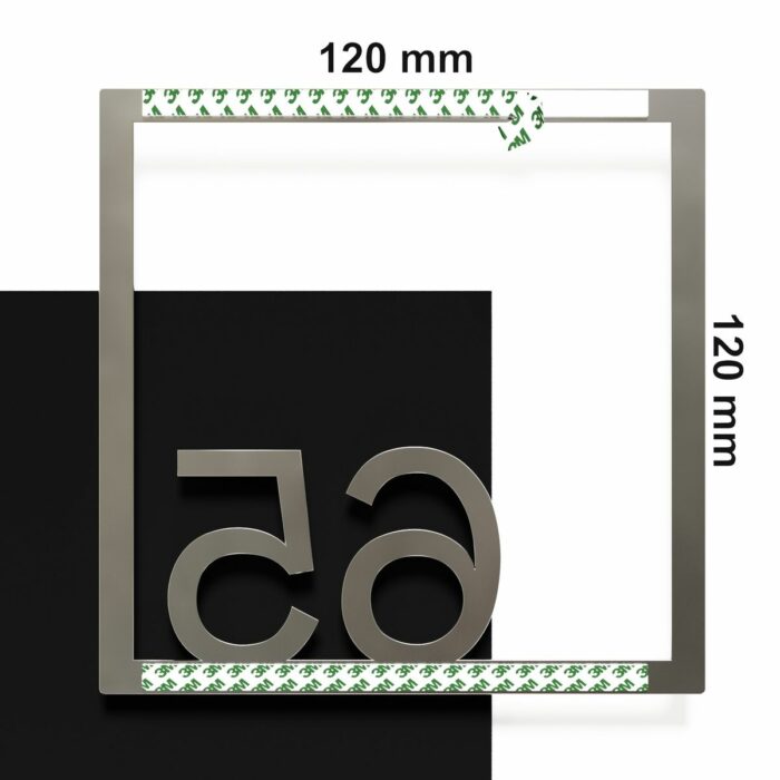 Edelstahl Zimmernummer / Design Z-04-XXX-E<span> - </span>65 – Bild 4