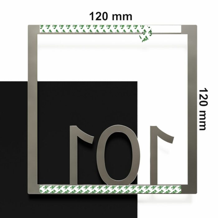 Edelstahl Zimmernummer / Design Z-04-XXX-E<span> - </span>101 - Image 4