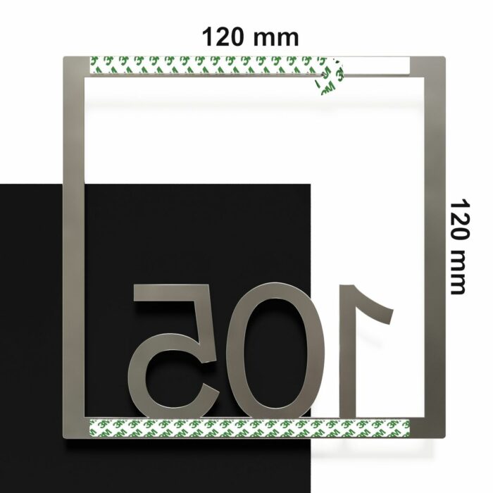 Edelstahl Zimmernummer / Design Z-04-XXX-E<span> - </span>105 - Image 4