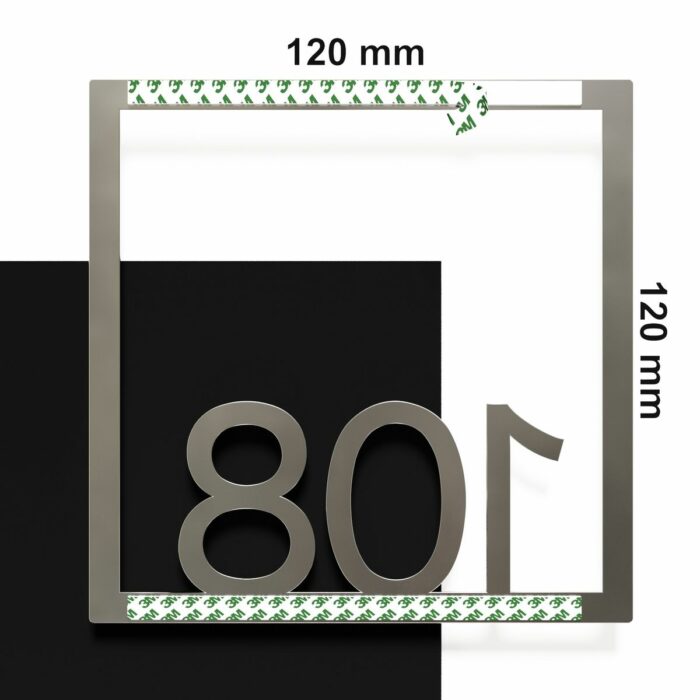 Edelstahl Zimmernummer / Design Z-04-XXX-E<span> - </span>108 - Image 4