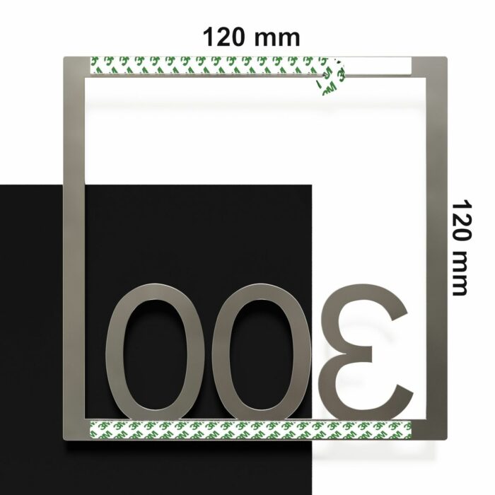 Edelstahl Zimmernummer / Design Z-04-XXX-E<span> - </span>300 - Image 4