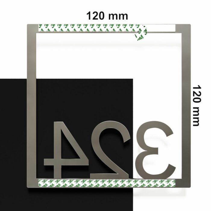Edelstahl Zimmernummer / Design Z-04-XXX-E<span> - </span>324 - Image 4