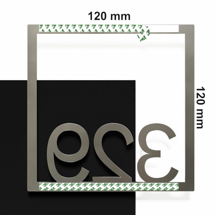 Edelstahl Zimmernummer / Design Z-04-XXX-E<span> - </span>329 - Image 4