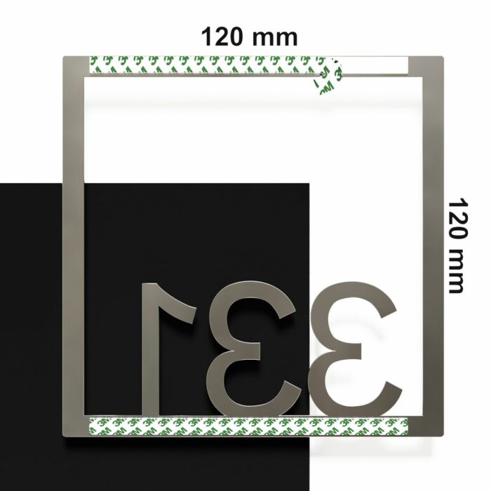 Edelstahl Zimmernummer / Design Z-04-XXX-E<span> - </span>331 - Image 4