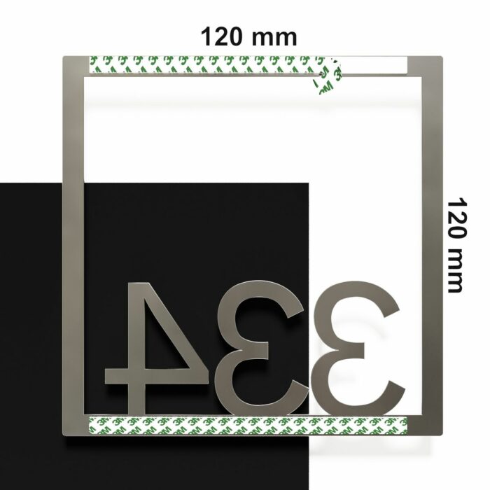 Edelstahl Zimmernummer / Design Z-04-XXX-E<span> - </span>334 - Image 4