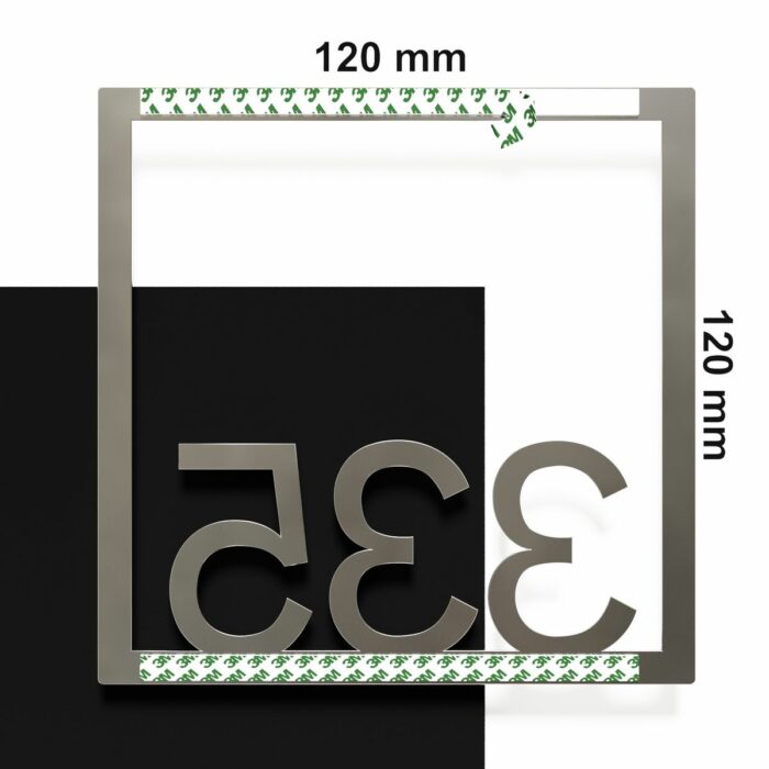 Edelstahl Zimmernummer / Design Z-04-XXX-E<span> - </span>335 - Image 4