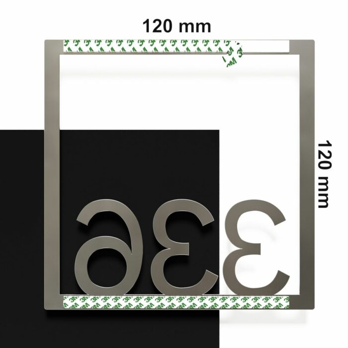 Edelstahl Zimmernummer / Design Z-04-XXX-E<span> - </span>336 - Image 4