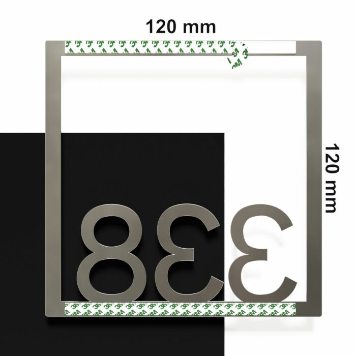 Edelstahl Zimmernummer / Design Z-04-XXX-E<span> - </span>338 - Image 4