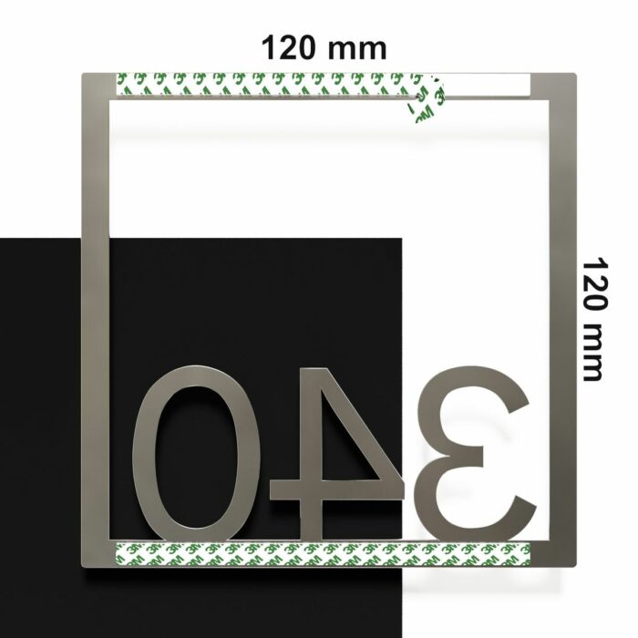 Edelstahl Zimmernummer / Design Z-04-XXX-E<span> - </span>340 - Image 4