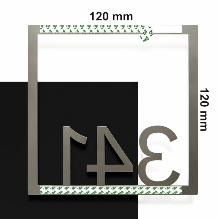 Edelstahl Zimmernummer / Design Z-04-XXX-E<span> - </span>341 - Image 4