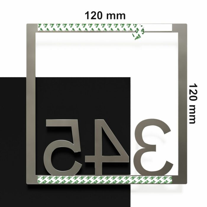 Edelstahl Zimmernummer / Design Z-04-XXX-E<span> - </span>345 - Image 4