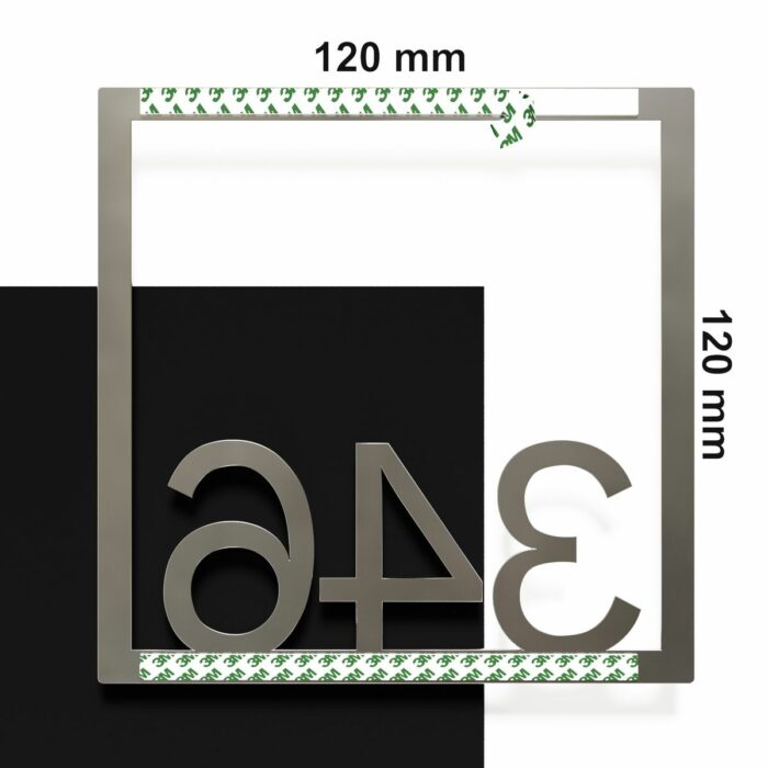 Edelstahl Zimmernummer / Design Z-04-XXX-E<span> - </span>346 - Image 4