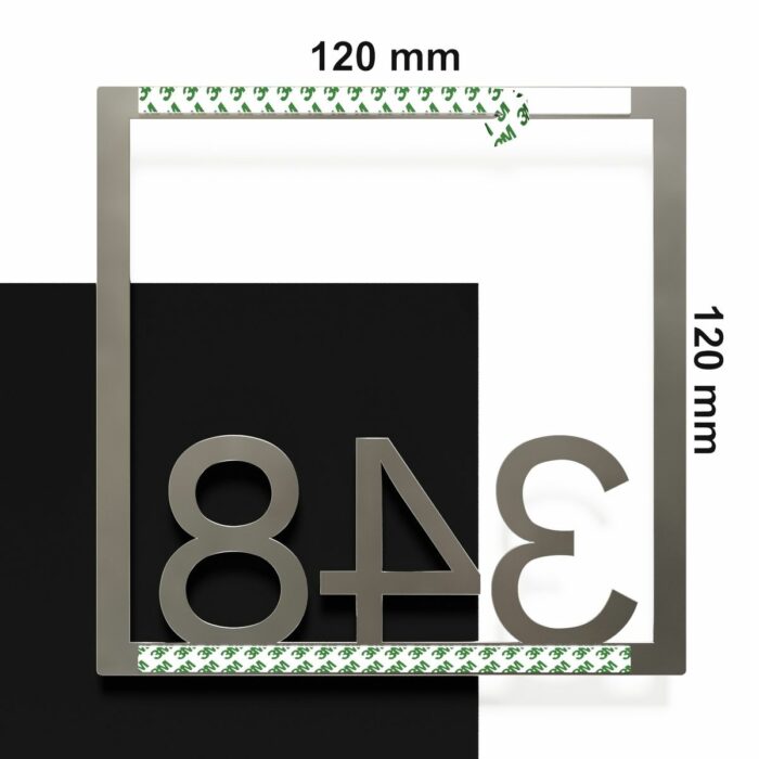 Edelstahl Zimmernummer / Design Z-04-XXX-E<span> - </span>348 - Image 4