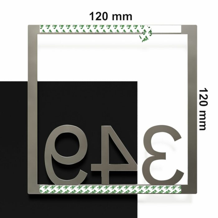 Edelstahl Zimmernummer / Design Z-04-XXX-E<span> - </span>349 - Image 4