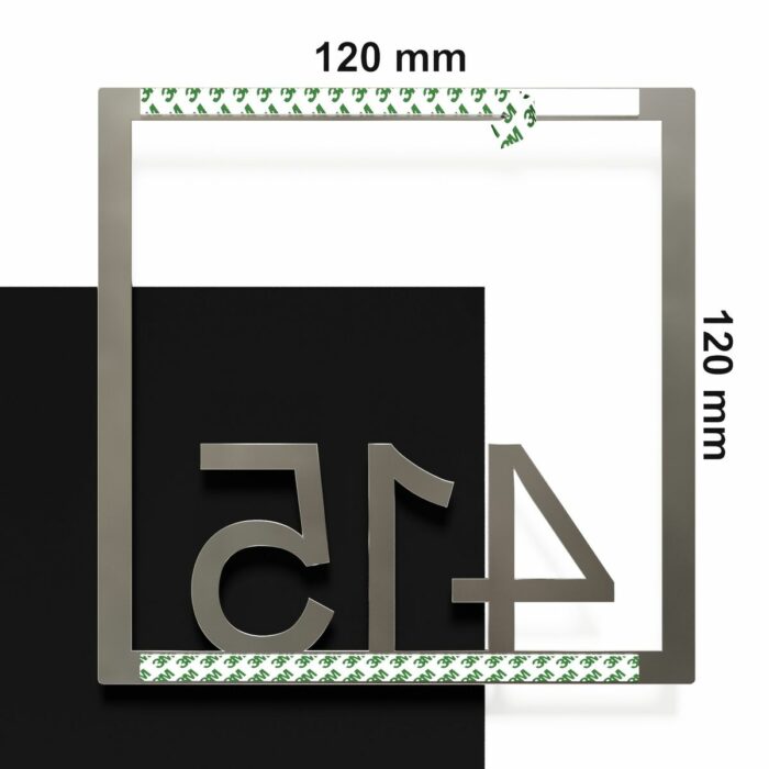 Edelstahl Zimmernummer / Design Z-04-XXX-E<span> - </span>415 - Image 4
