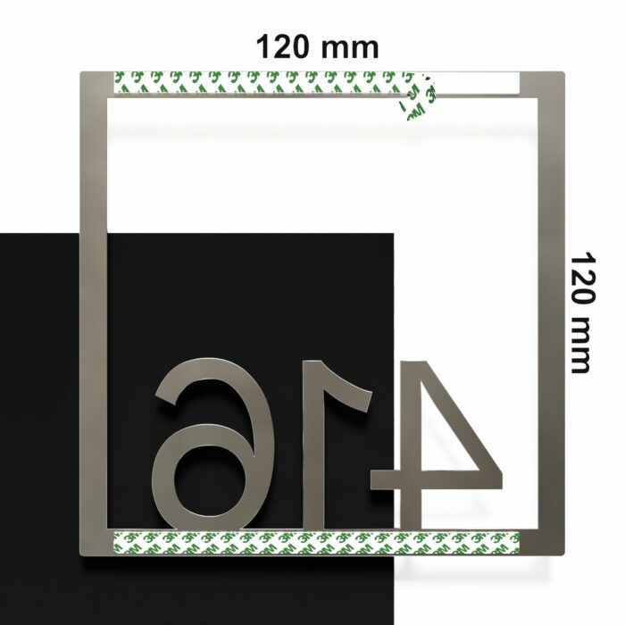 Edelstahl Zimmernummer / Design Z-04-XXX-E<span> - </span>416 - Image 4