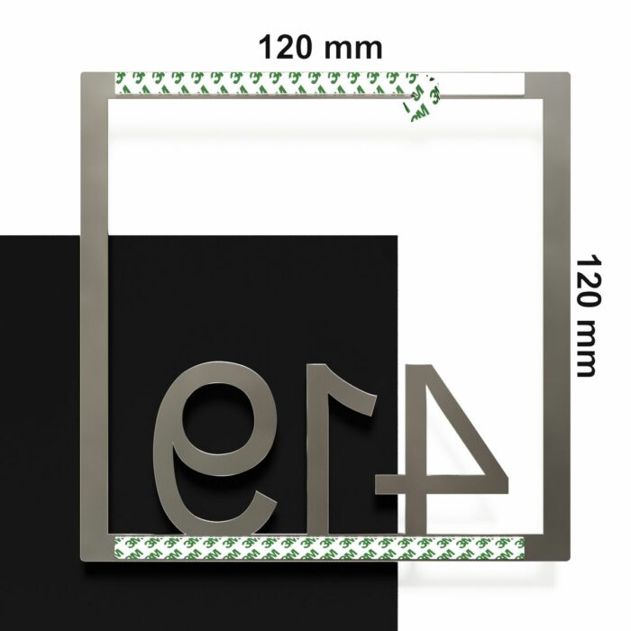 Edelstahl Zimmernummer / Design Z-04-XXX-E<span> - </span>419 - Image 4