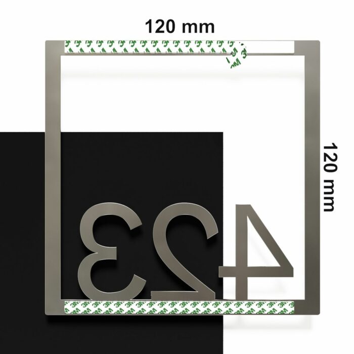 Edelstahl Zimmernummer / Design Z-04-XXX-E<span> - </span>423 - Image 4
