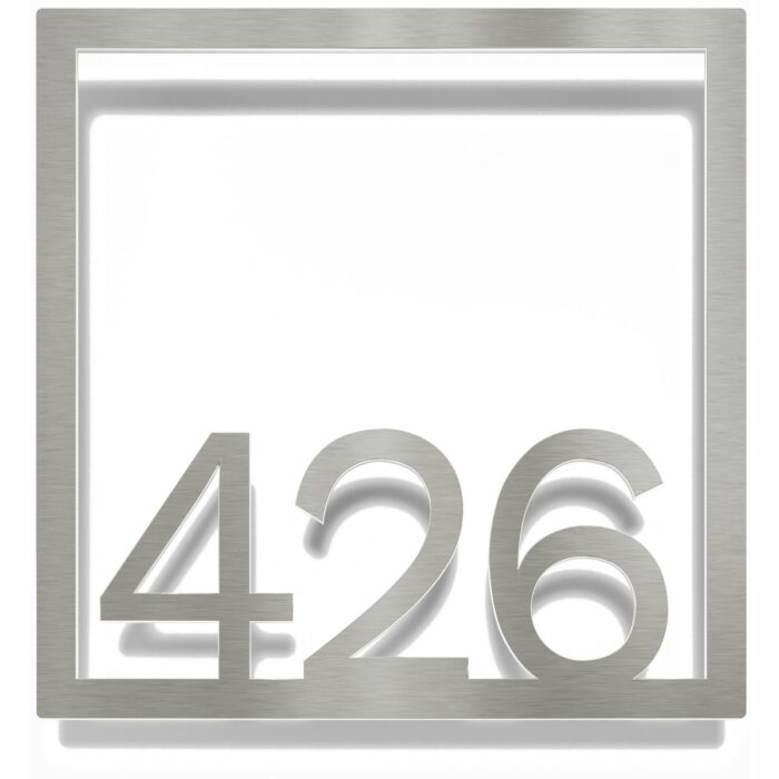 Edelstahl Zimmernummer / Design Z-04-XXX-E<span> - </span>426