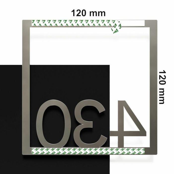 Edelstahl Zimmernummer / Design Z-04-XXX-E<span> - </span>430 - Image 4