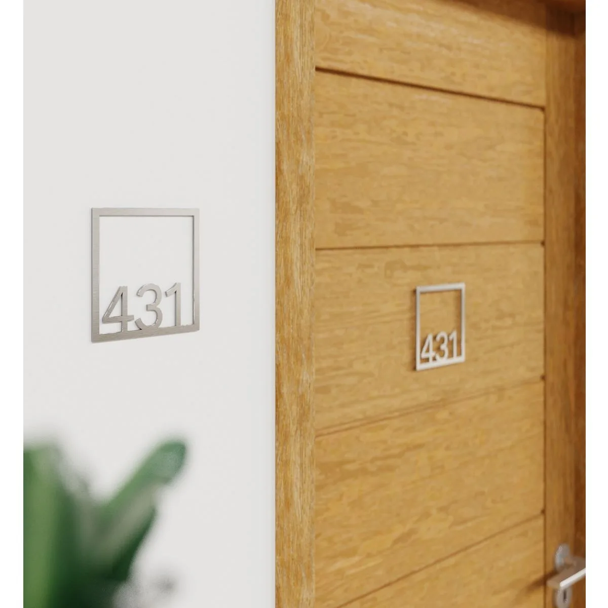 Edelstahl Zimmernummer / Design Z-04-XXX-E<span> - </span>431 - Image 3