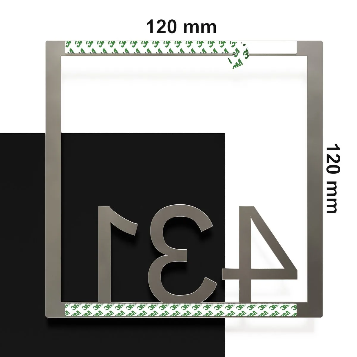 Edelstahl Zimmernummer / Design Z-04-XXX-E<span> - </span>431 - Image 4