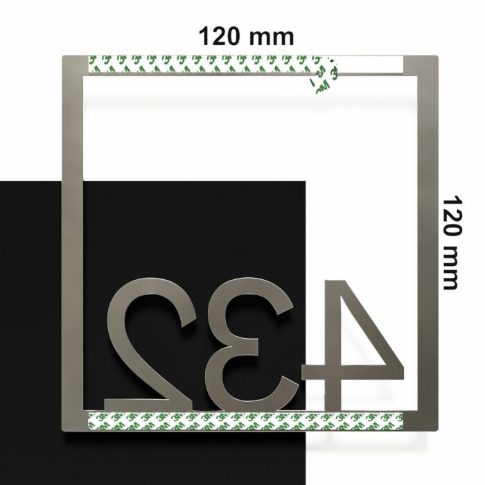 Edelstahl Zimmernummer / Design Z-04-XXX-E<span> - </span>432 - Image 4