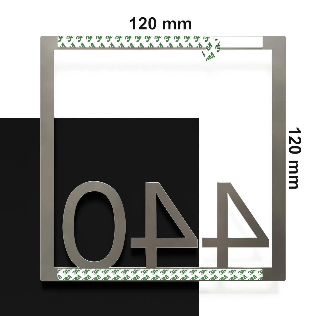 Edelstahl Zimmernummer / Design Z-04-XXX-E<span> - </span>440 – Bild 4