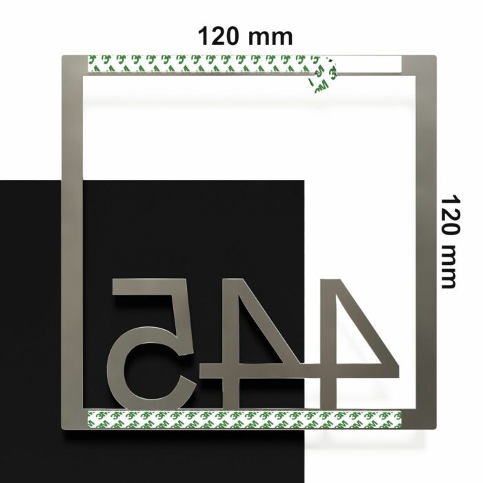 Edelstahl Zimmernummer / Design Z-04-XXX-E<span> - </span>445 - Image 4