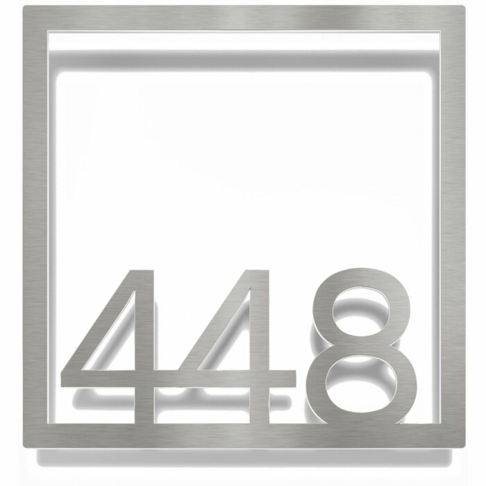 Edelstahl Zimmernummer / Design Z-04-XXX-E<span> - </span>448