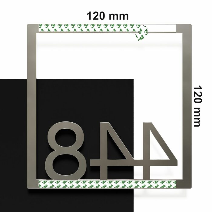 Edelstahl Zimmernummer / Design Z-04-XXX-E<span> - </span>448 - Image 4