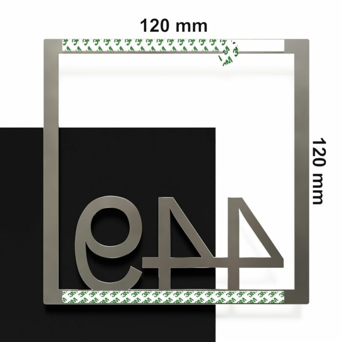 Edelstahl Zimmernummer / Design Z-04-XXX-E<span> - </span>449 - Image 4