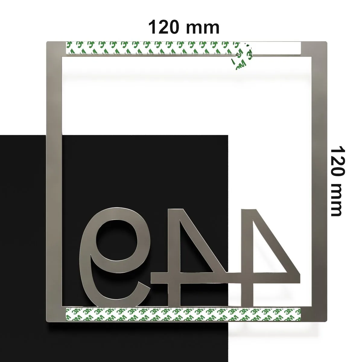 Edelstahl Zimmernummer / Design Z-04-XXX-E<span> - </span>449 – Bild 4