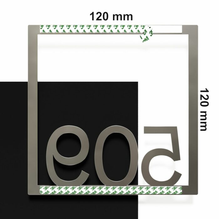 Edelstahl Zimmernummer / Design Z-04-XXX-E<span> - </span>509 - Image 4