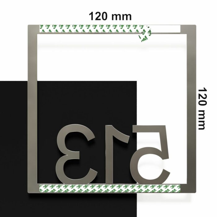 Edelstahl Zimmernummer / Design Z-04-XXX-E<span> - </span>513 - Image 4
