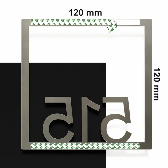 Edelstahl Zimmernummer / Design Z-04-XXX-E<span> - </span>515 - Image 4