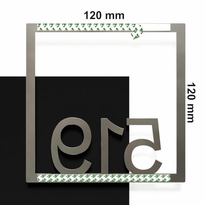 Edelstahl Zimmernummer / Design Z-04-XXX-E<span> - </span>519 - Image 4